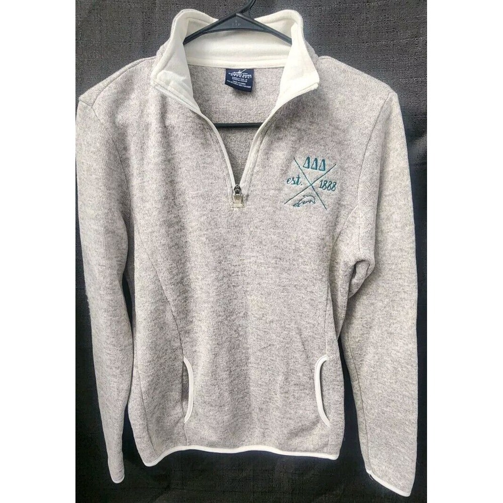 Charles River Apparel Size Medium 1/4 Zip Pullover Hoodie Jacket NEW Gray